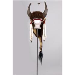 Sioux Buffalo Skull Horned Headdress