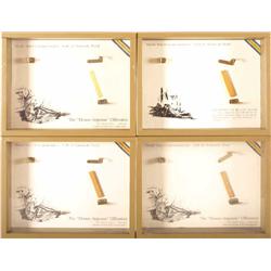 Lot of 4 Colt  shadow display boxes.