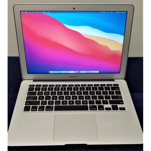 13" APPLE MACBOOK AIR INTEL i5/8 GB/256GB SSD/BIG SUR OSX/OFFICE 2021