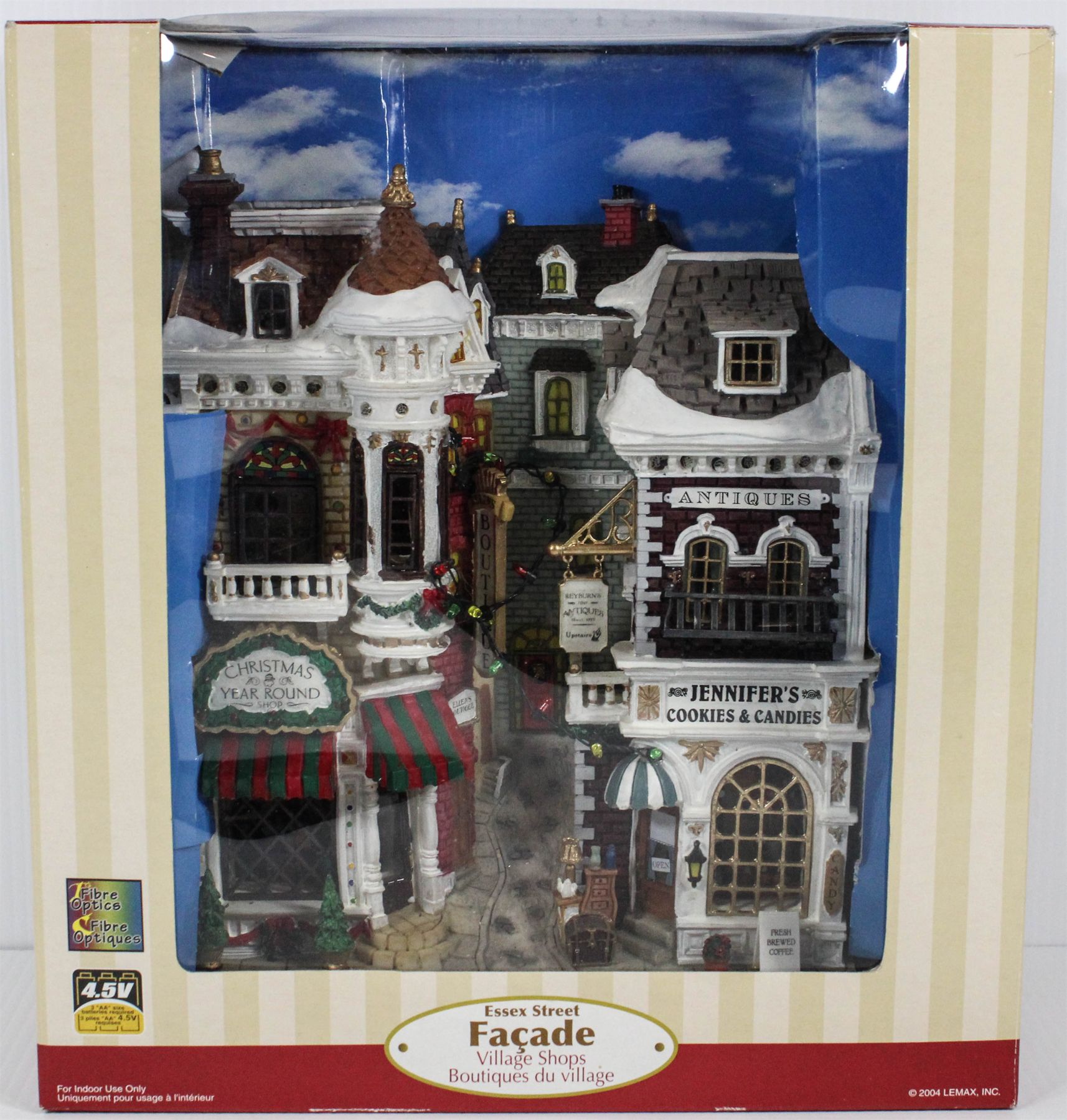 Lemax 2003 Essex street Toy Kingdom Rare Facade Lemax 2003 Essex street Toy Kingdom Rare Facade