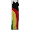 Image 1 : ISLAND PARADISE L/XL MAXI SUNDRESS - JAMAICAN COLORS