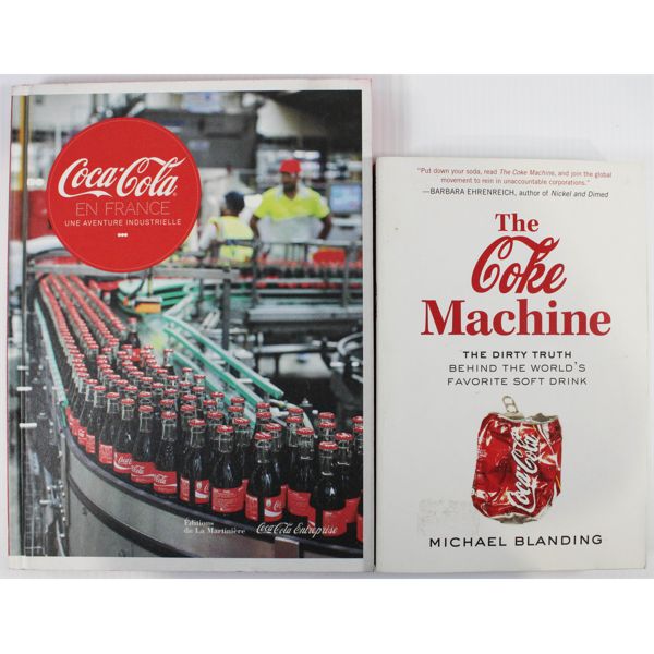 2 COCA-COLA HISTORY BOOKS