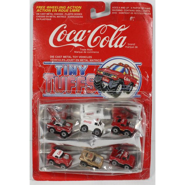 TINY TUFFS DIE CAST COCA-COLA VEHICLES