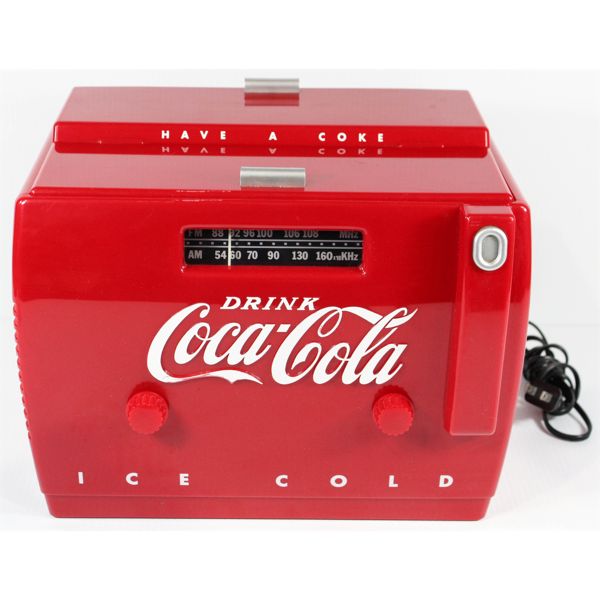 COCA-COLA AM/FM RADIO W/ CASSETTE PLAYER