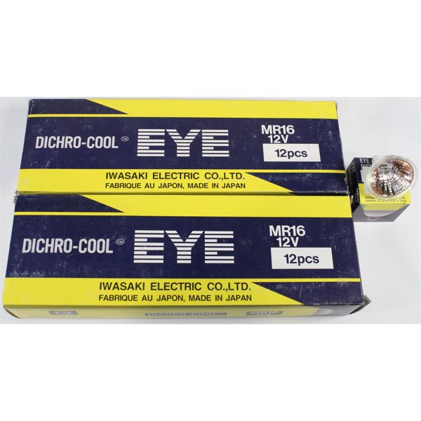 2 DICHRO-COOL EYE MR16 12V LIGHT BULBS