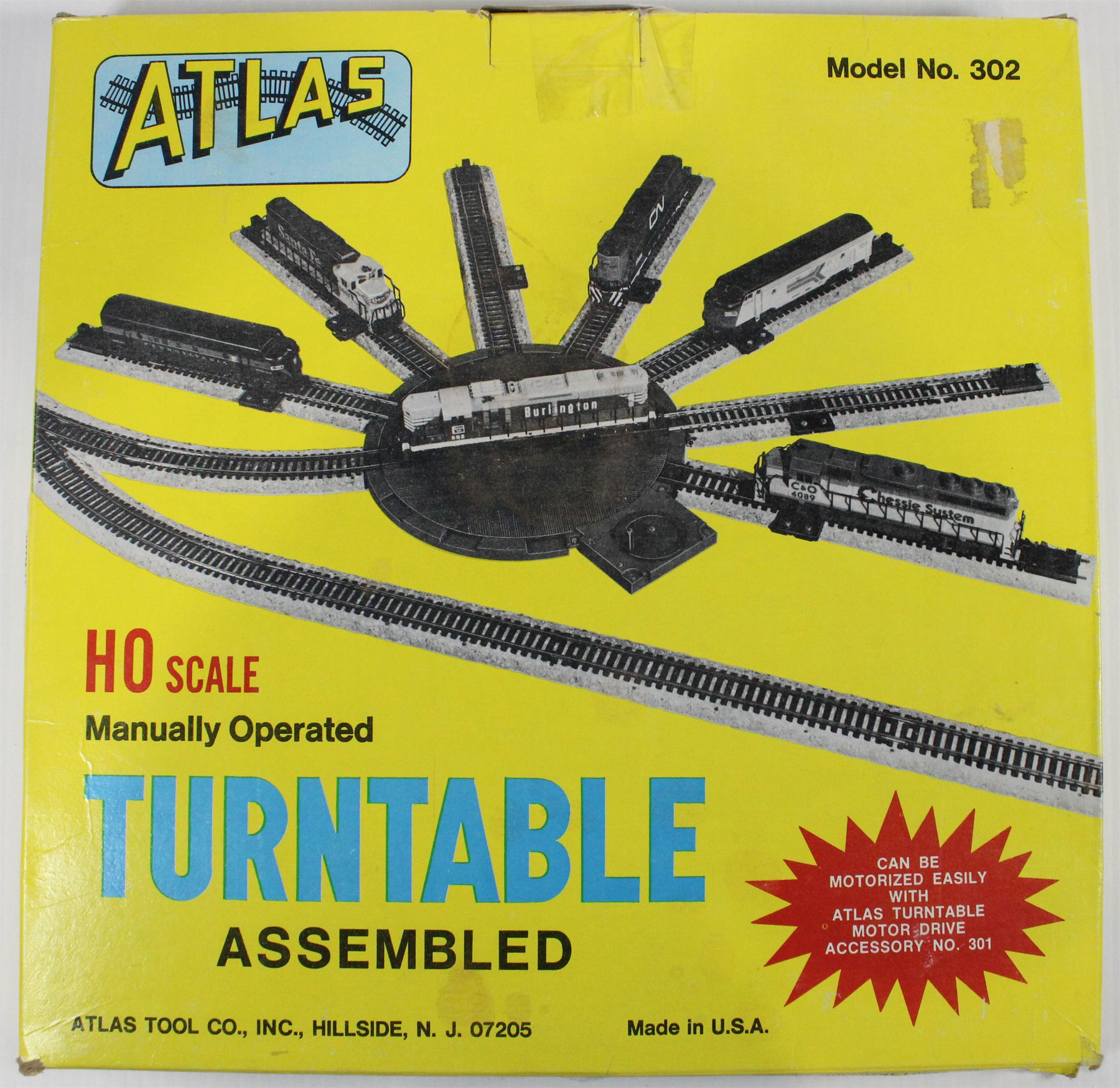 ATLAS #302 TURNTABLE HO SCALE