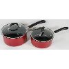 Image 1 : MASTER CHEF NON STICK 2 PIECE SAUCEPAN SET 