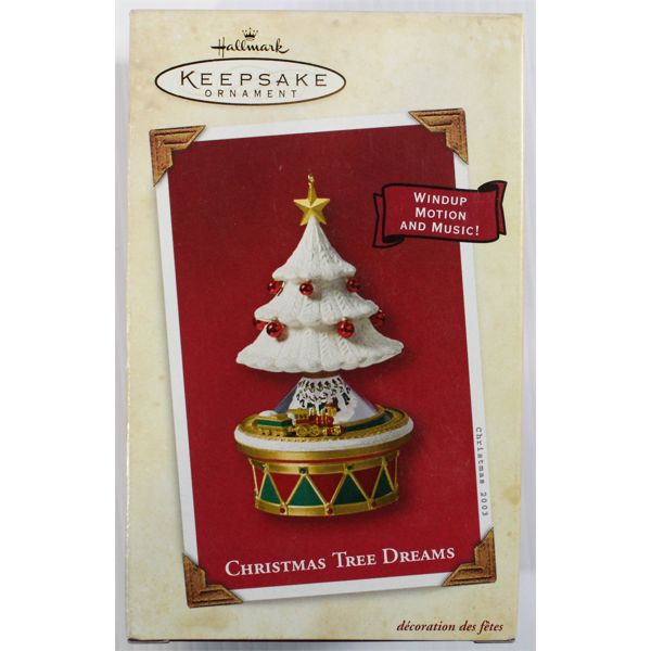 HALLMARK KEEPSAKES WINDUP CHRISTMAS TREE DREAMS