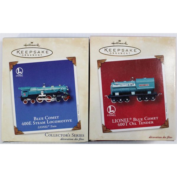 HALLMARK KEEPSAKES LIONEL TRAIN TREE ORNAMENTS