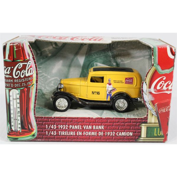 COCA-COLA 1/43 SCALE 1932 PANEL VAN BANK