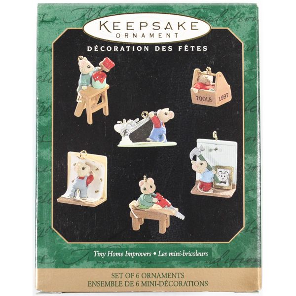 HALLMARK KEEPSAKES TINY HOME IMPROVERS TREE ORNAMENTS