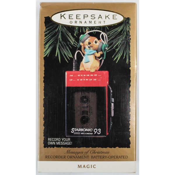 HALLMARK KEEPSAKES MESSAGES CHRISTMAS TREE ORNAMENT