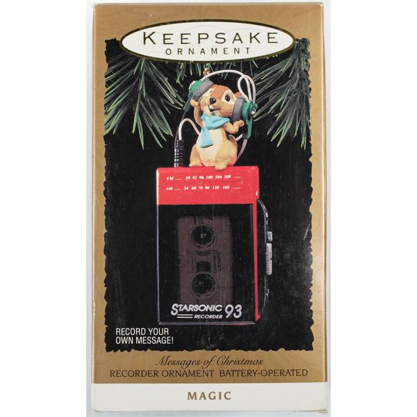 HALLMARK KEEPSAKES MESSAGES CHRISTMAS TREE ORNAMENT