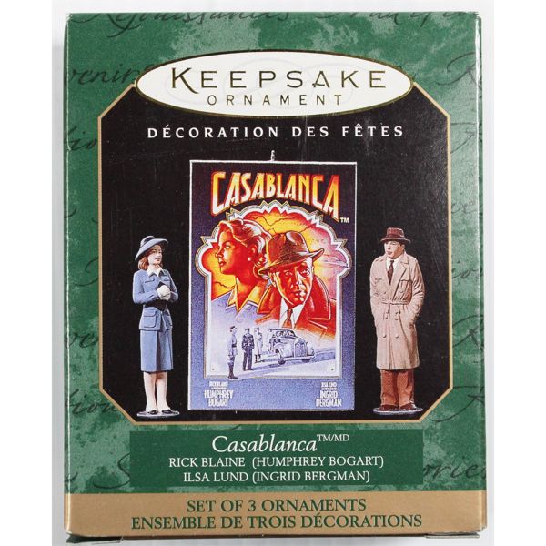 HALLMARK KEEPSAKES CASABLANCA TREE ORNAMENTS