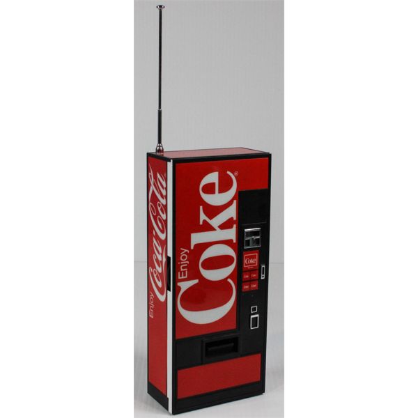 VINTAGE ENJOY COKE VENDING MACHINE REPLICA TRANSISTER RADIO