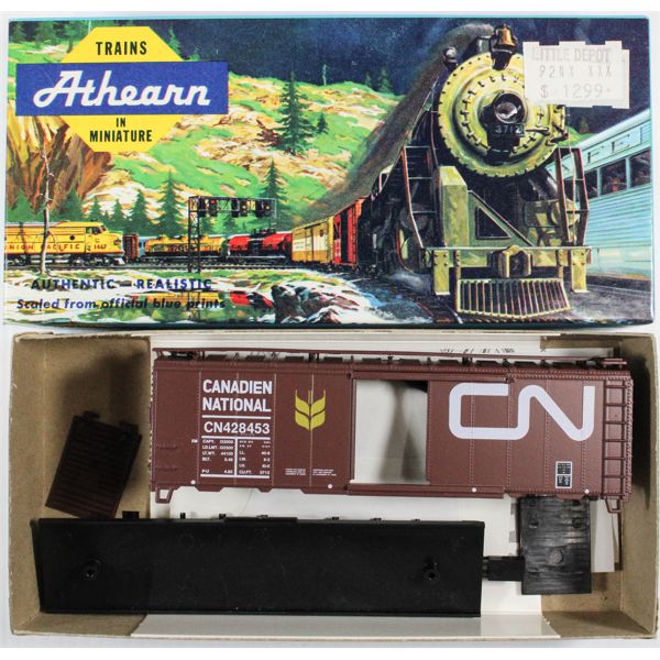 ATHEARN TRAIN CN MODERN GRAIN 40' BOX CAR CN428453