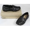 Image 1 : COLLECTION BY CLARKS CORA DAISY BLACK TUMBLED LOAFER 