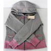 Image 1 : LULULEMON SCOBA HOODIE RELAXED FIT, GREY AND PINK STRIPES