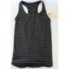 Image 1 : LULULEMON SWIFTY TECH RACERBACK TOP - GREY STRIPES