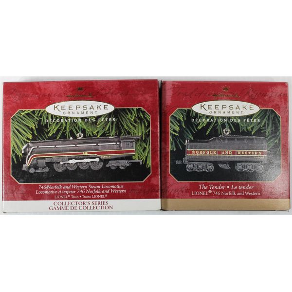 Hallmark Keepsake 2025 Lionel New York Central Vanderbilt Tender Metal Ornament