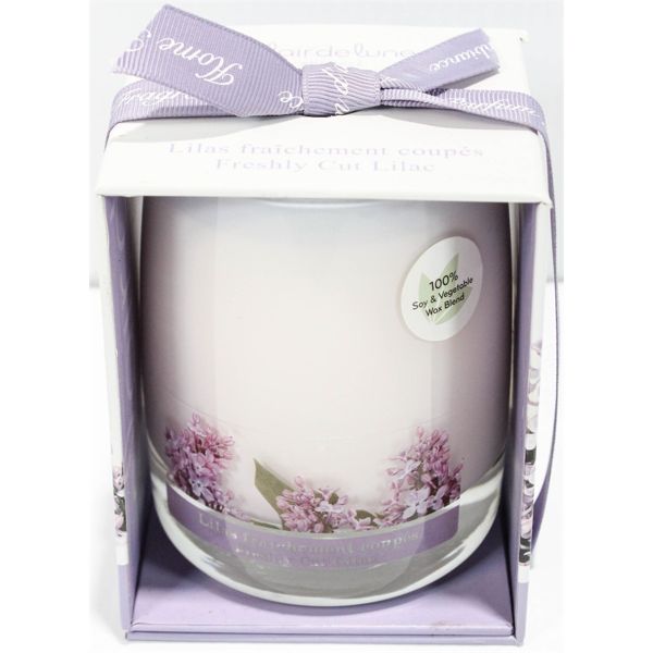 CLAIR DE LUNE SOY WAX CANDLE - FRESHLY CUT LILAC