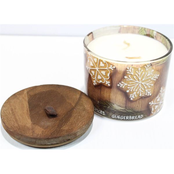 CLAIR DE LUNE SOY WAX CANDLE - GINGERBREAD 