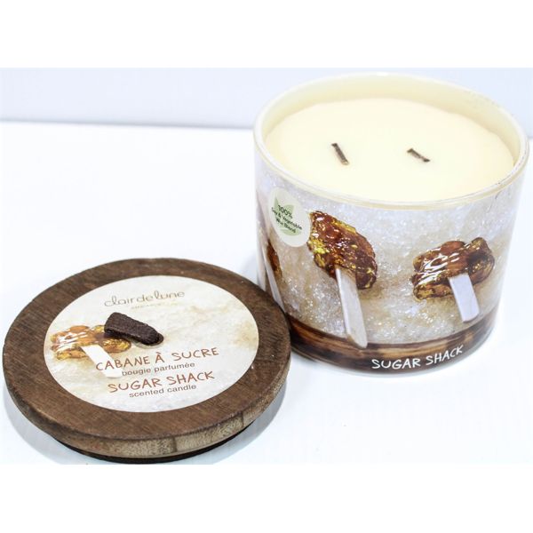 CLAIR DE LUNE SOY WAX CANDLE - SUGAR SHACK 