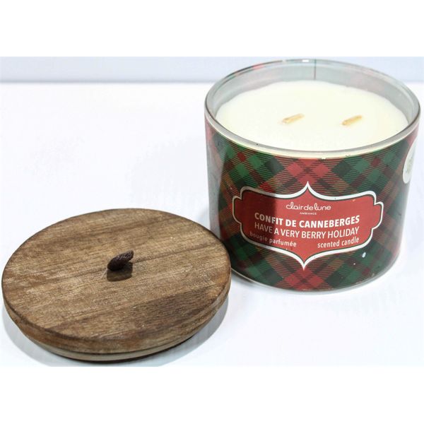 CLAIR DE LUNE CANDLE - HAVE A VERY BERRY HOLIDAY 