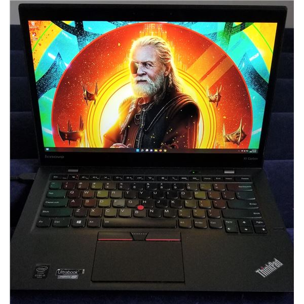 LENOVO THINKPAD X1 CARBON 2K UHD TOUCHSCREEN ULTRABOOK INTEL i5/8 GB RAM