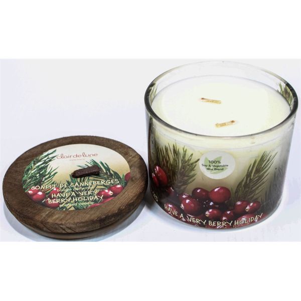 CLAIR DE LUNE CANDLE - HAVE A VERY BERRY HOLIDAY 