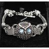Image 1 : OWL BRACELET WITH STONE EYES