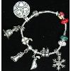 Image 1 : BEAD TRAILS CHRISTMAS CHARM BRACELET