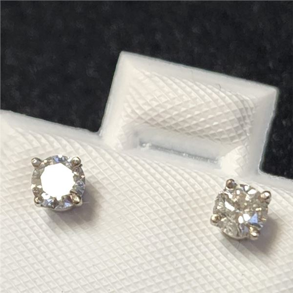 $1395 14K  Diamond (0.34Ct,I1-3,F-G) Earrings