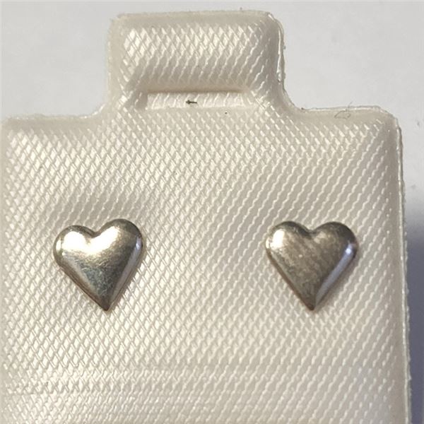 Silver Heart Earrings