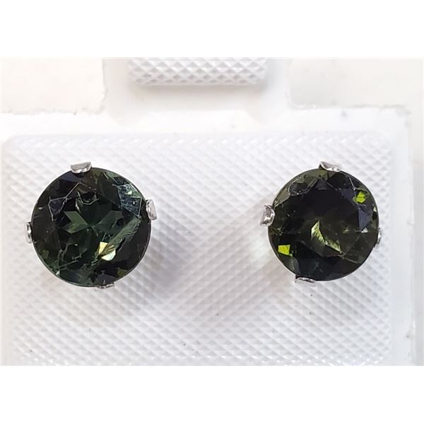 $400 10K  Tourmaline(1.5ct) Earrings