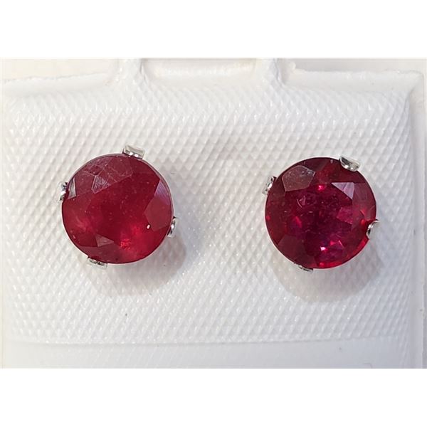 $500 10K  Ruby(2.5ct) Earrings