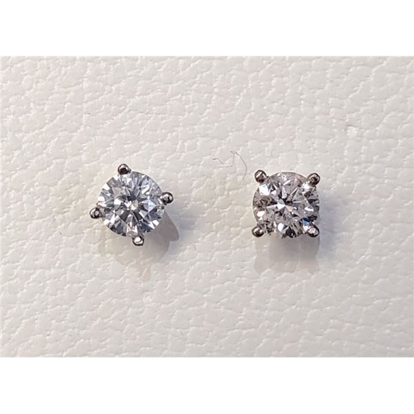$1375 14K  Diamonds(0.32Ct,I1-I3,F-G) Earrings