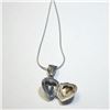 Image 2 : $60 Silver Heart 16" Necklace