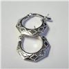 Image 2 : Silver Hoop Earrings