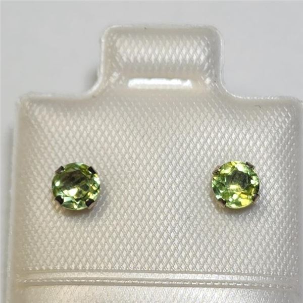 $160 10K  Peridot Earrings