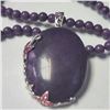 Image 1 : $500 Silver Genuine Gemstone 178" Necklace