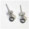 Image 1 : Silver Ball Earrings