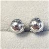 Image 2 : Silver Ball Earrings