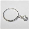 Image 1 : Silver CZ Ring