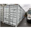 Image 2 : *H/T S*GREY 40' 52,910 MAX CAPACITY INDUSTRIAL TRANSPORT CONTAINER WITH 4 DUAL SWING SIDE DOORS,