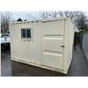 Image 2 : APPROX 12' SHIPPING/OFFICE CONTAINER (HAS DAMAGE, PLEASE INSPECT)