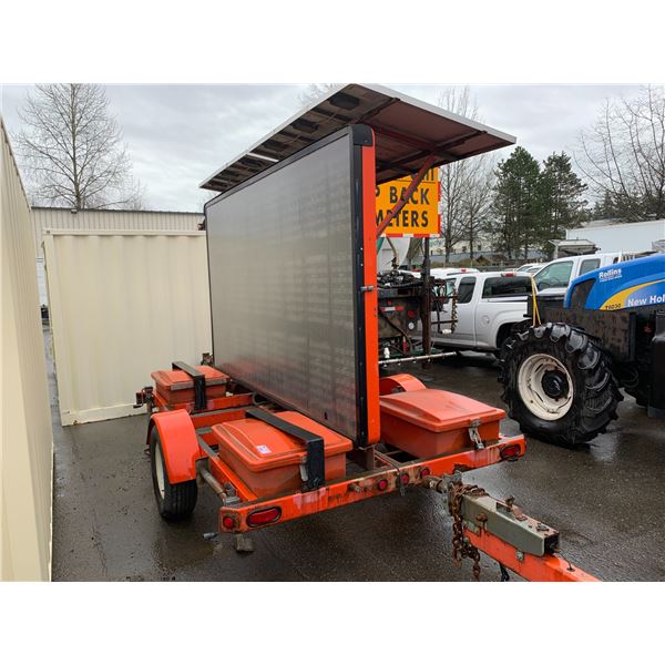 2004 CROWN CONSTRUCTION ENDURON, PORTABLE TRAILER, ORANGE, VIN # 2EP53030641010480