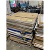 Image 2 : PALLET OF ASSORTED 39 1/4" X 39 1/4" DESIGNER CERAMIC FLOOR TILES *APPROXIMATELY 28 TILES PER