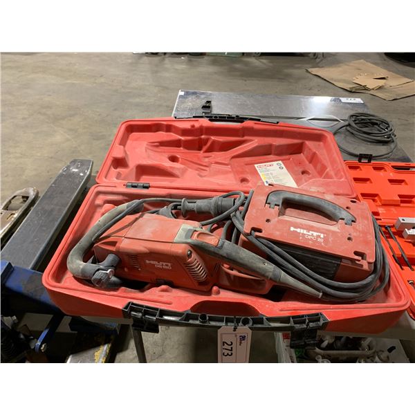 HILTI DG150 ELECTRIC DIAMOND GRINDER WITH HILTI DPC 20 ELECTRIC INDUSTRIAL POWER CONDITIONER IN