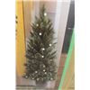 Image 2 : Artificial Christmas Tree 4.5' with Lights Green